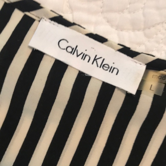 Calvin Klein Striped Blouse - Picture 7 of 7